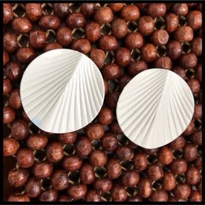 🆕 {Vintage} Retro 80s Disc Earrings